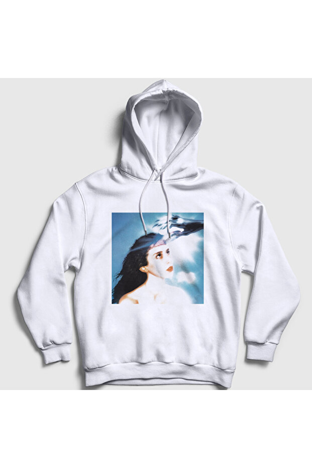 سويت شيرت بقلنسوة باللون الأبيض للجنسين من Imaginal Disk Magdalena Bay 559990tt