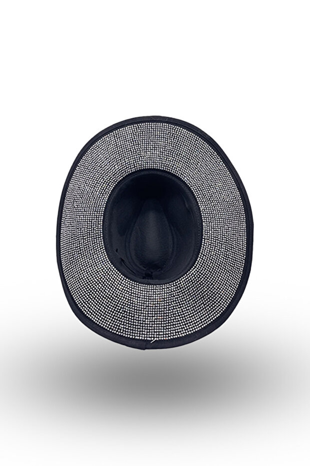 Palarie fedora eleganta interior pietre - 2