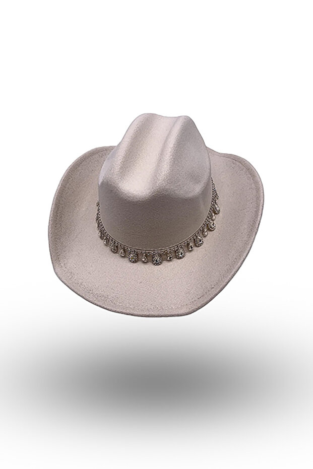 Palarie fedora pietre - 1