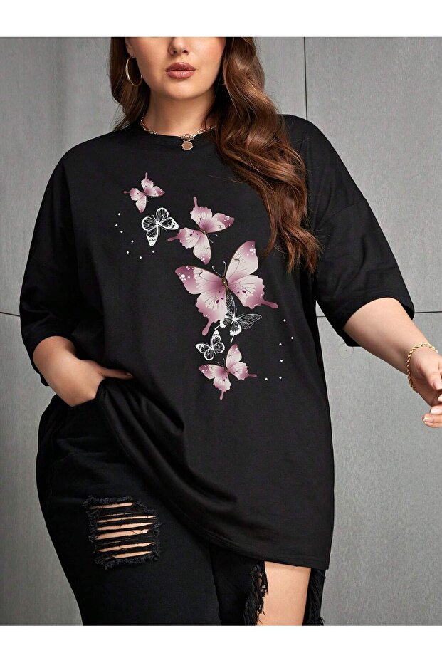 KADIN BASKILI TSHİRT - 4