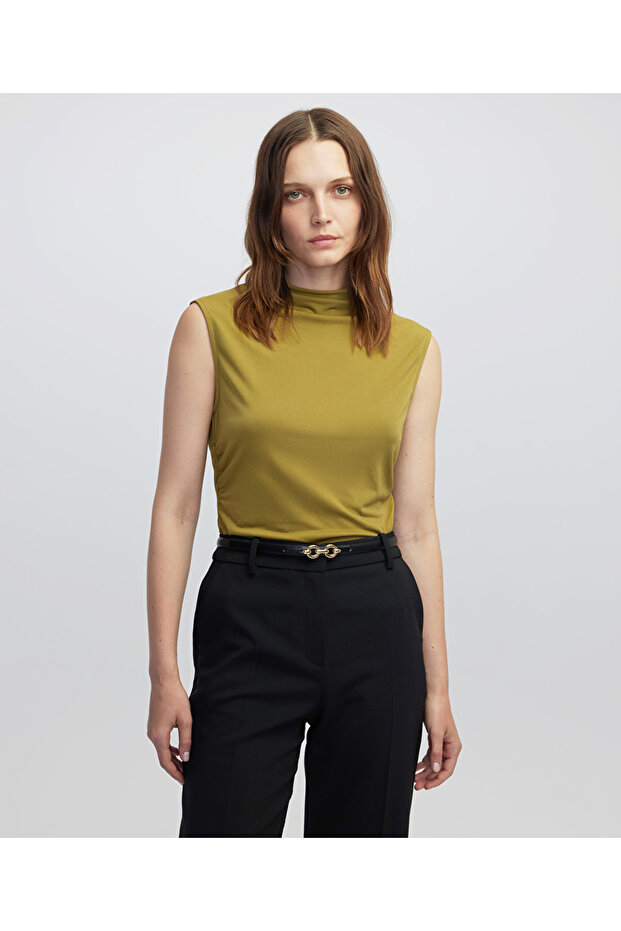 Büzgülü tişört - 1