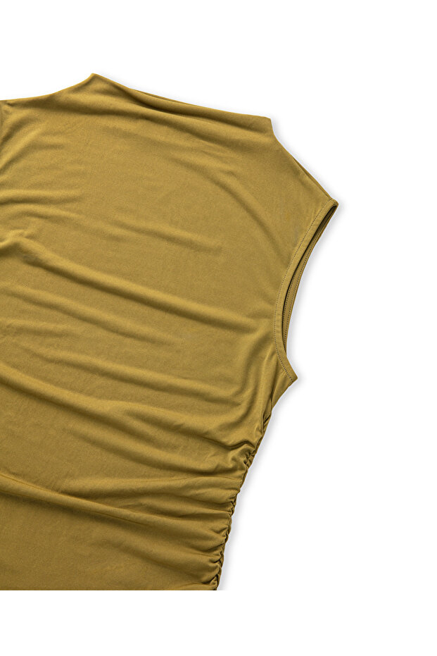 Büzgülü tişört - 4