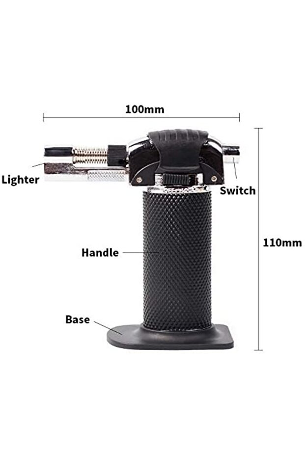غاز البوتان قابل لإعادة التعبئة، مقاوم للأطفال، لهب قابل للتعديل - 4
