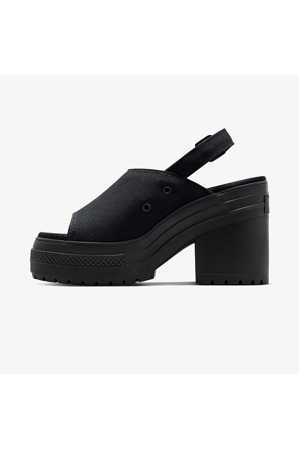 Chuck 70 De Luxe Heel Unisex Siyah Platform Sandalet - 4