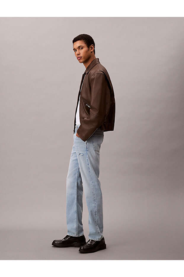 Erkek Mavi Kot Pantolon - 5