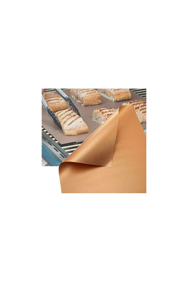 Reusable non-stick grill foil, quick cooking - 1