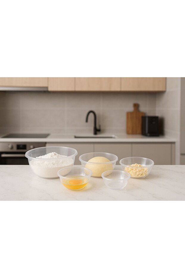 مجموعة أدوات المطبخ متعددة الأغراض مكونة من 5 قطع من TransBowl