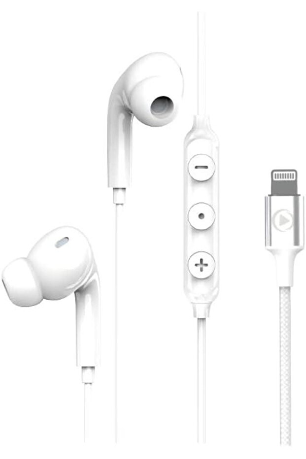 سماعات أذن سلكية بلاي لايتنينج باللون الأبيض - 2