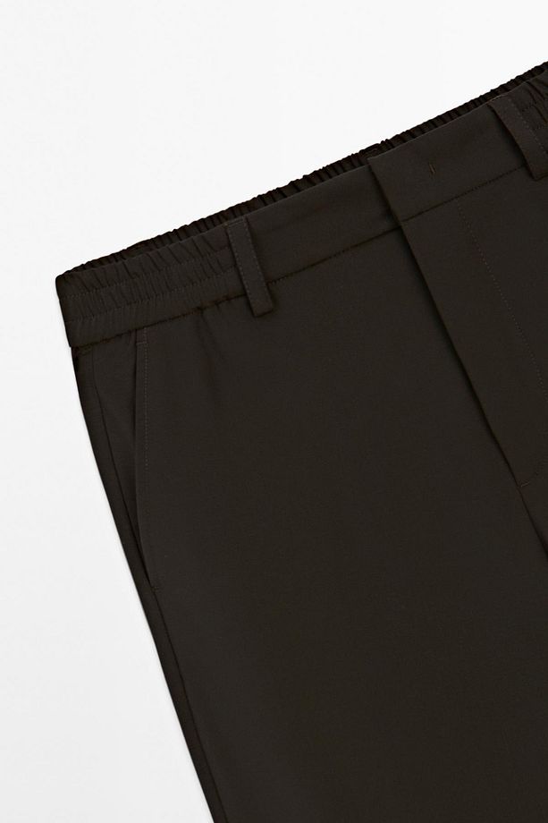 Yün karışımlı jogger pantolon - 7
