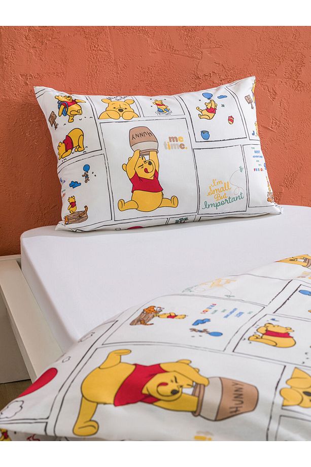 Renkli Winnie the Pooh Baskılı Çocuk Nevresim Seti - 3