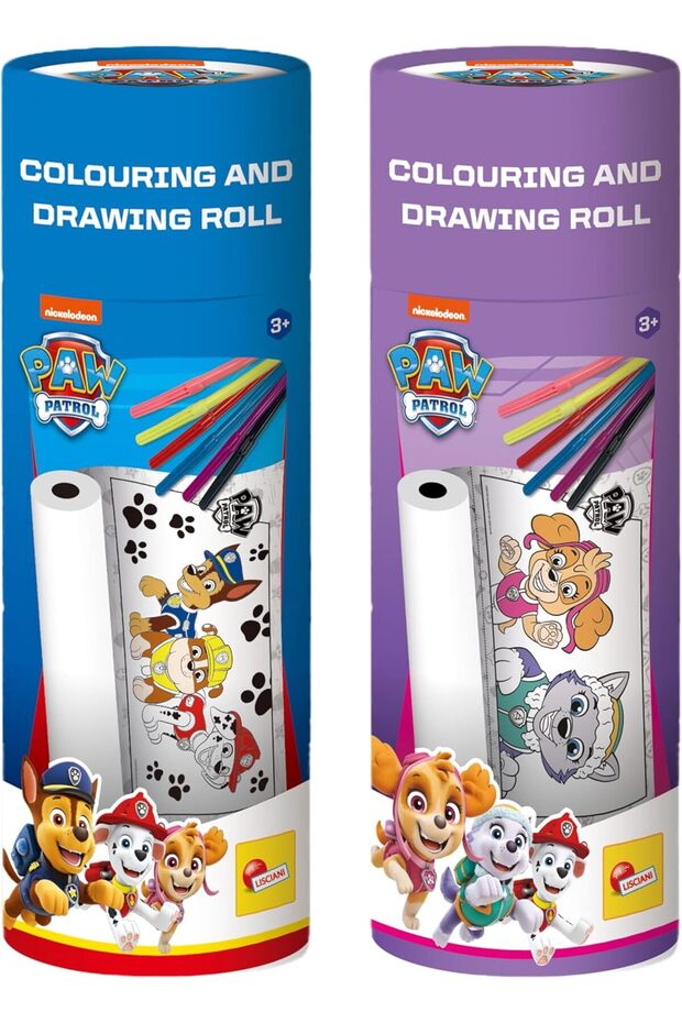 Paw Patrol Colouring And Drawing Roll Assorted - 1 Piece