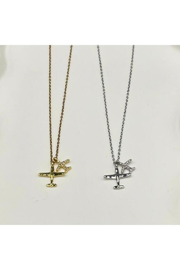İkili Uçak Kolye - 2