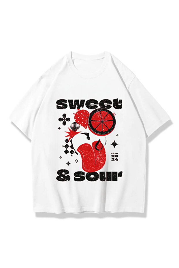 Unisex Washable Crew Neck Oversize Tshirt