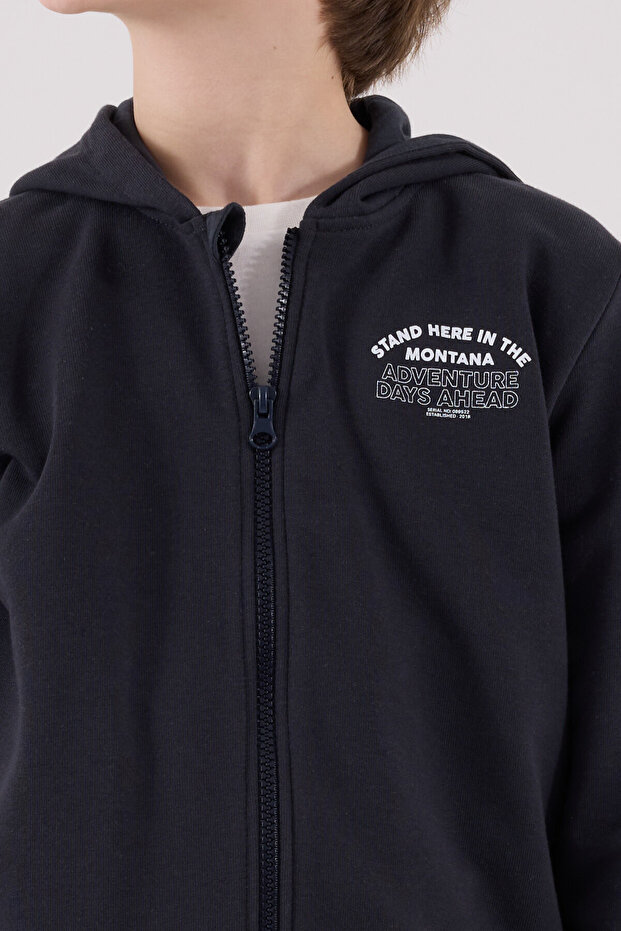 Boy's Anthracite Tracksuit Set - 6