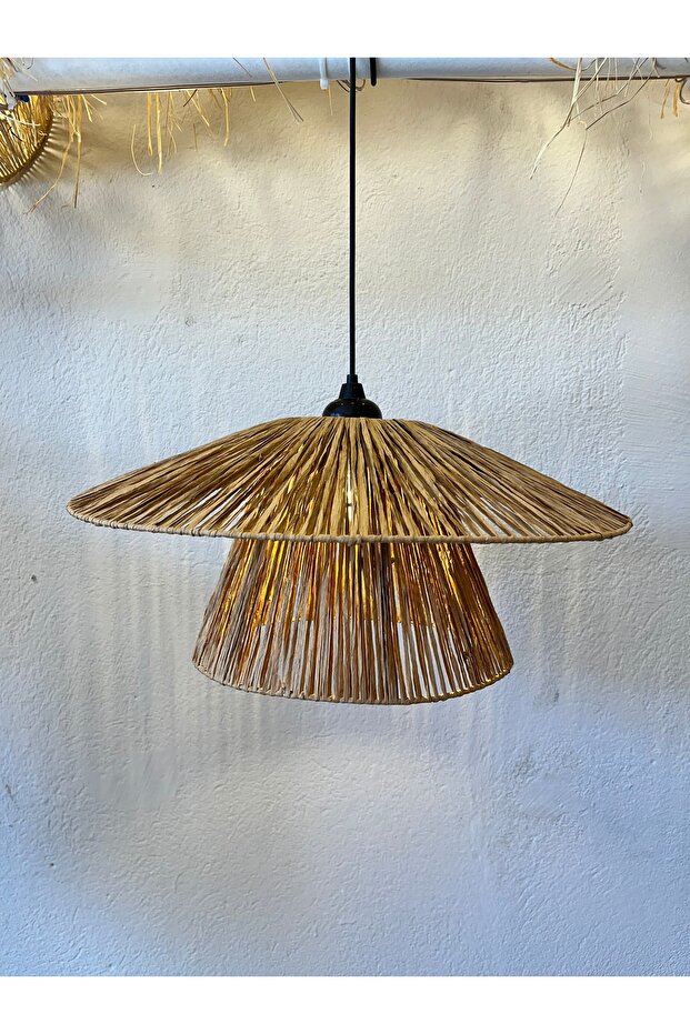 Rafya avize hasır avize - 3