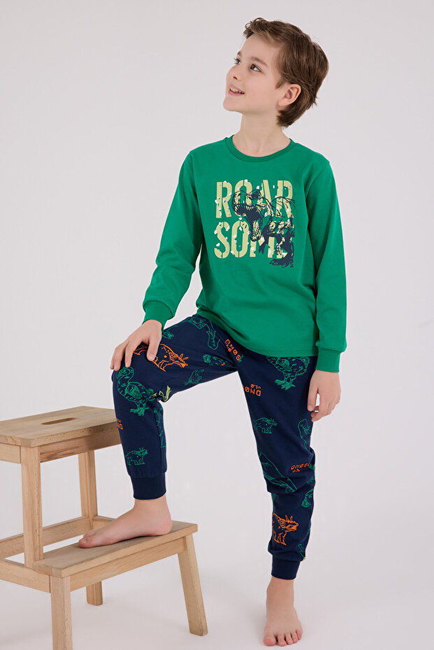 Zeleni set pidžama za dečake - 3
