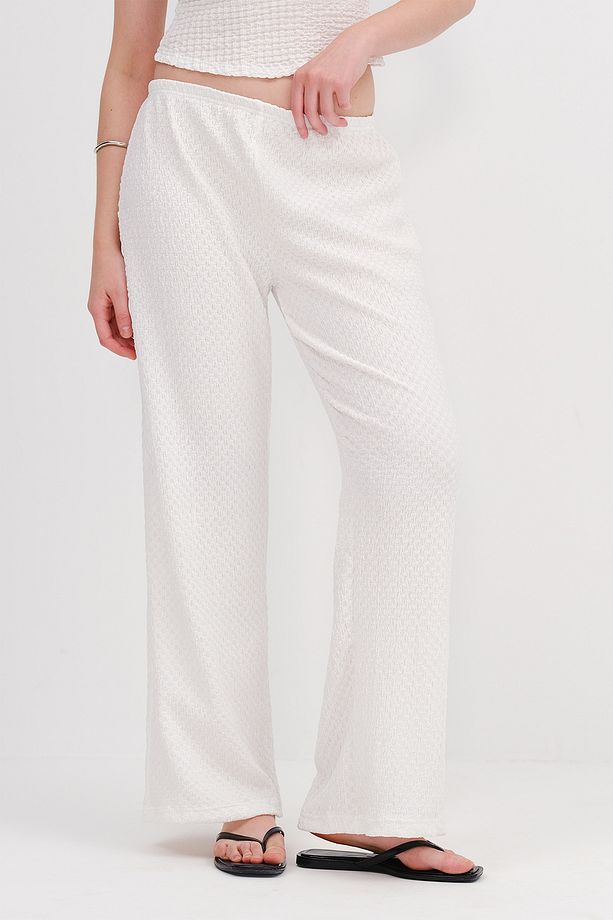 Beli lastikli Dokulu Pantolon PN0546-L6 - 5
