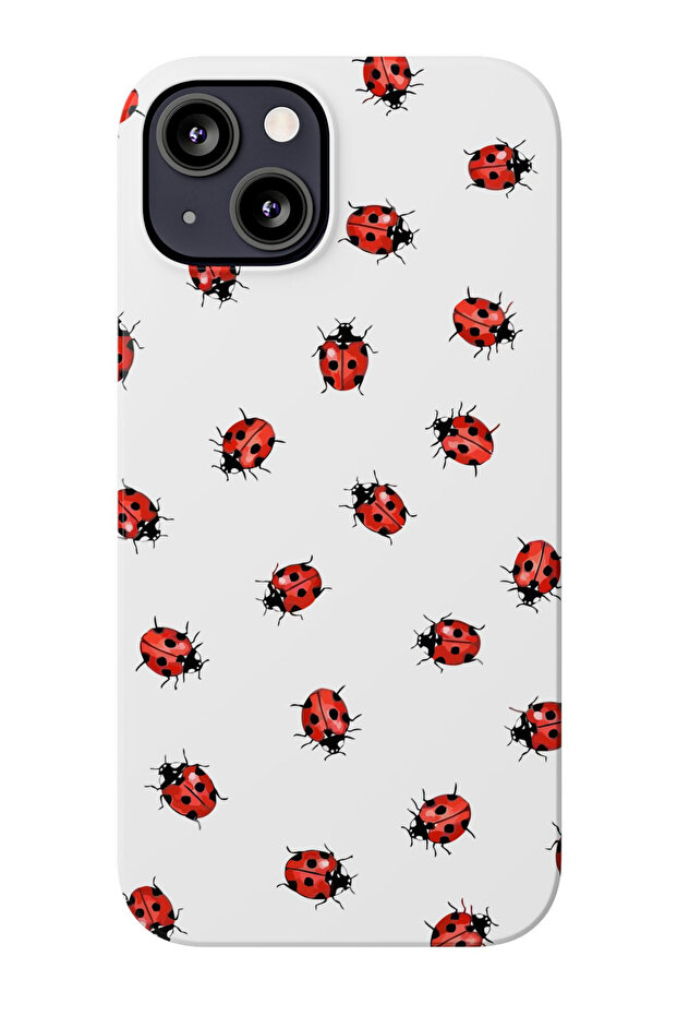 غطاء هاتف سيليكون متوافق مع آيفون 17 بتصميم الخنافس - 1