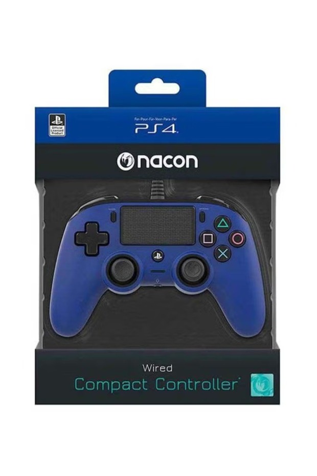 وحدة تحكم سلكية مدمجة لجهاز بلاي ستيشن 4 - أزرق - 3