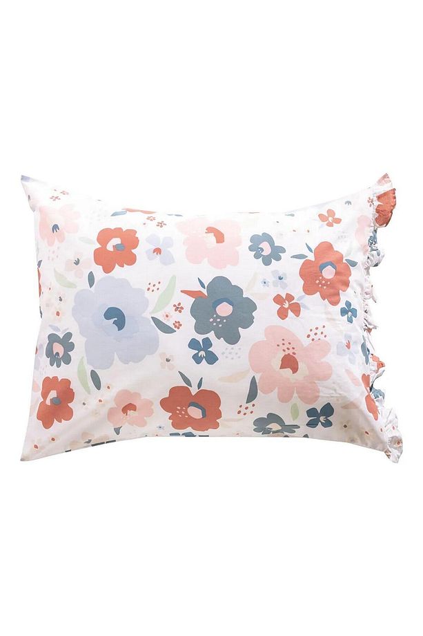 LCW HOME Çiçek Baskılı Yastık Kılıfı 2'Li 50x70 cm (W5) - 5