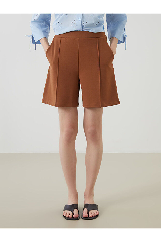 Damen-Shorts mit elastischem Bund - 2