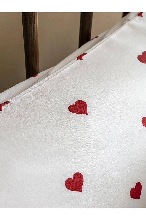 LCW HOME Kalp Baskılı Yastık Kılıfı 2'li 50x70 cm (W5) - 3