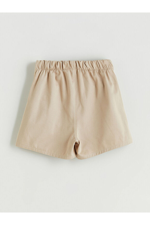 Basic Gabardin Kız Çocuk Şort Etek - 4