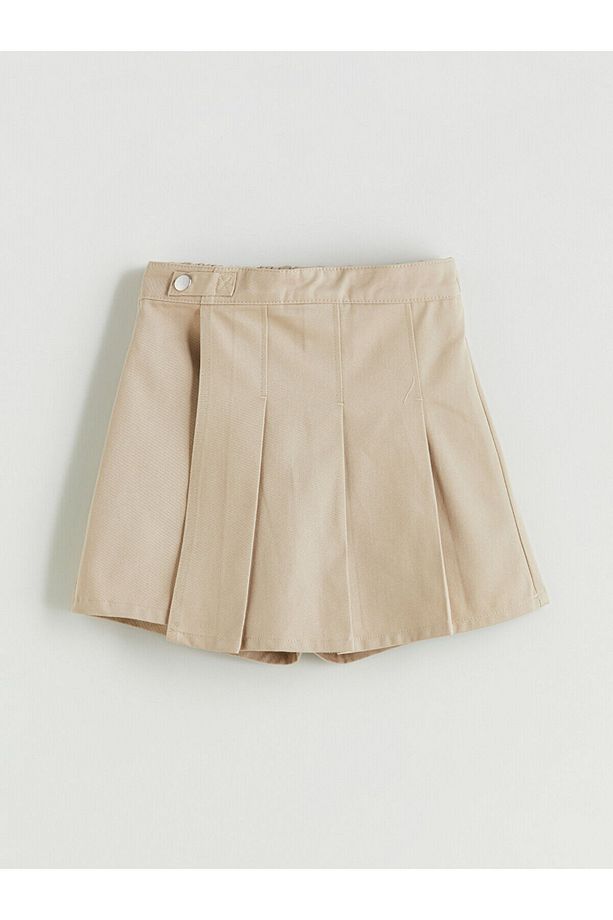 Basic Gabardin Kız Çocuk Şort Etek - 2