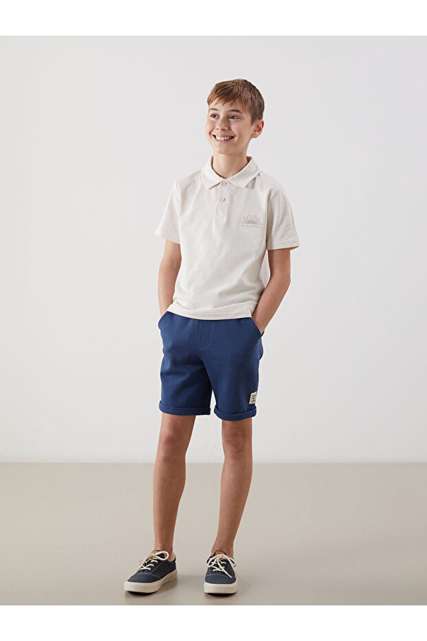 Lcw Kids Elastic Waist Boys Shorts (S5)