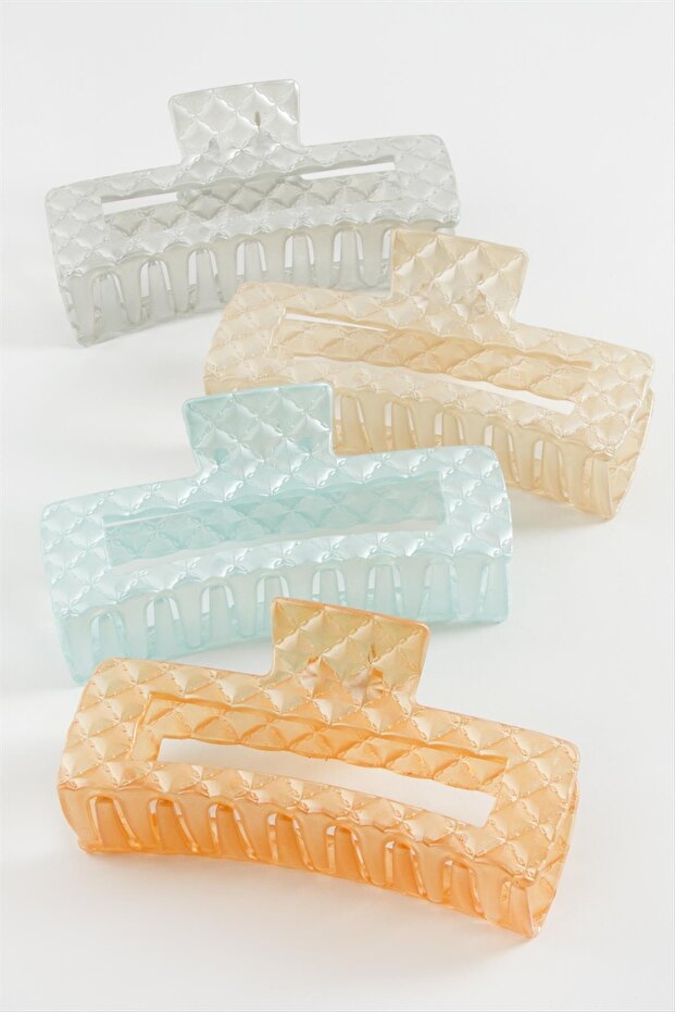 Rectangular Colored Peg Buckle 12 cm - 1