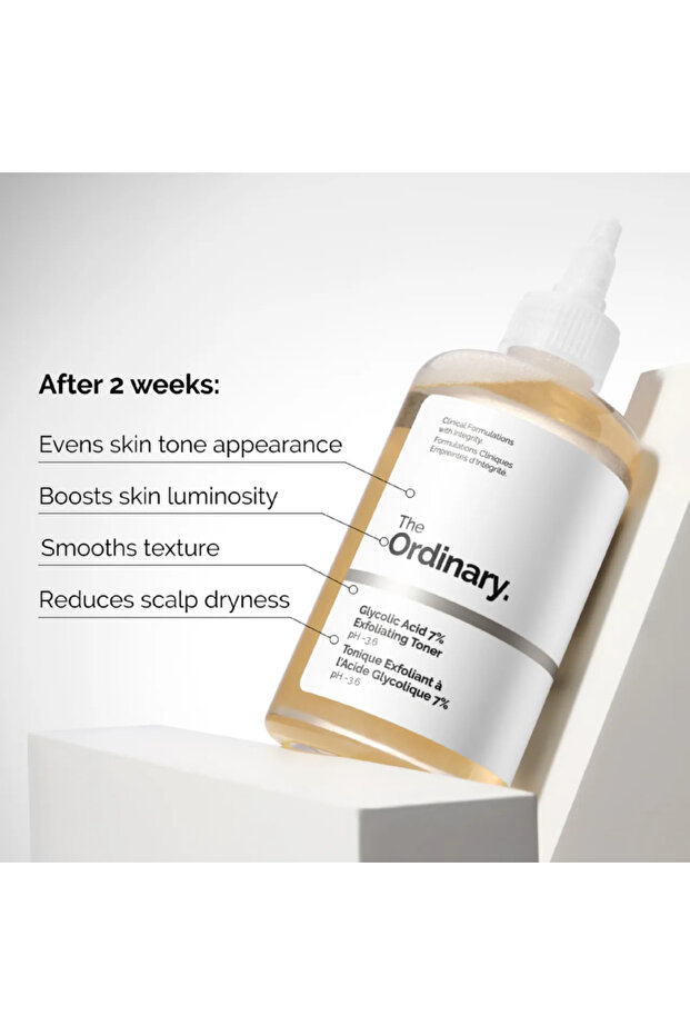 Toner is an exfoliating and cleansing solution for the skin.
