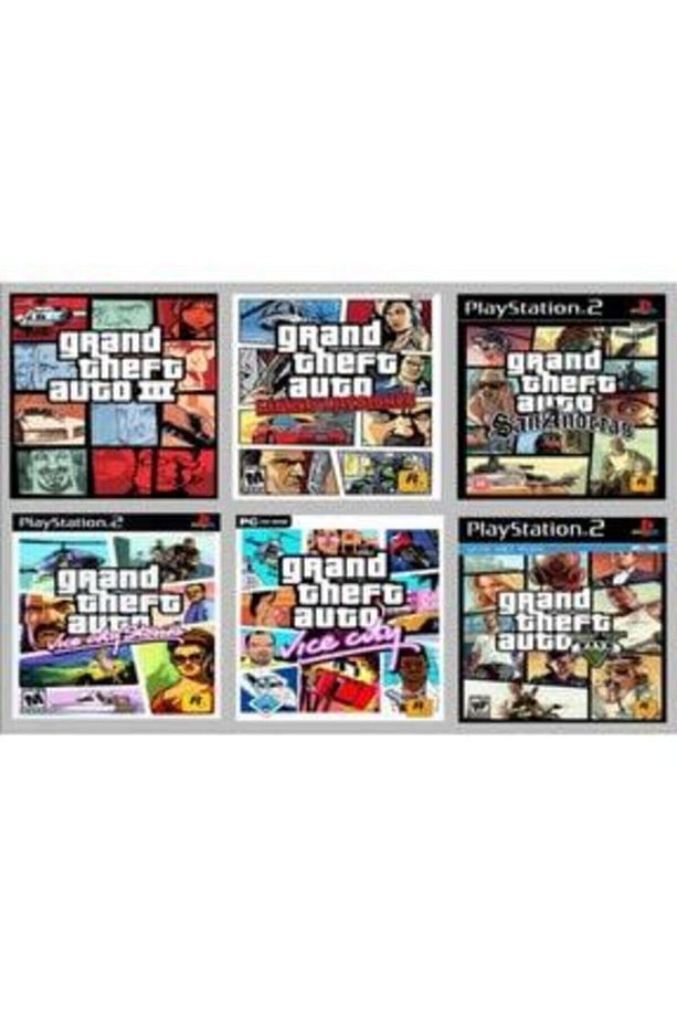 Playstation 2 - Gta Serisi Set - Sadece Çipli Cihazlar Için! - 1