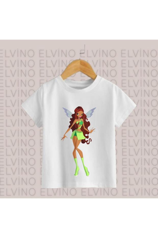 Winx Club Printed Cotton Crew Neck Girl's T-Shirts