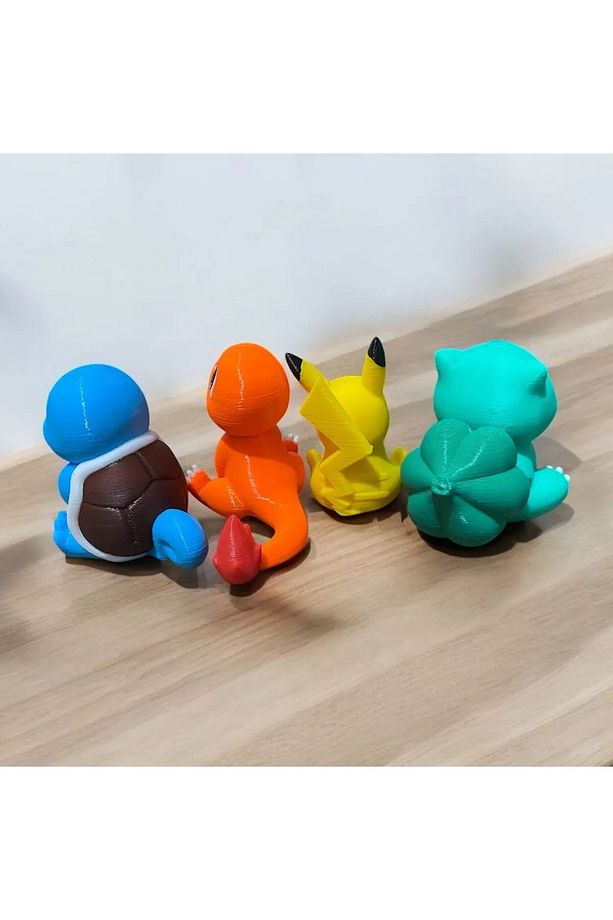 Pokemon Başlangıç Seti Pikachu Bulbasaur Charmander Squirtle - 1