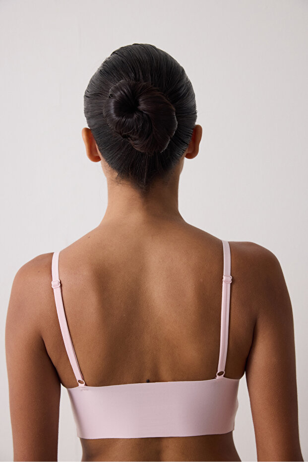 Broderie Pembe Bralet - 4