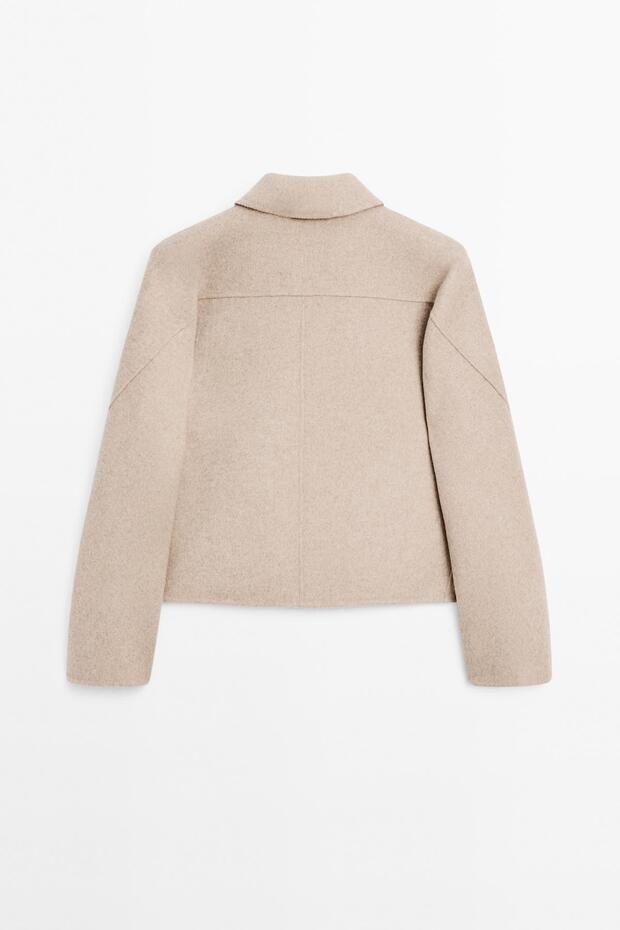 Kaşe crop ceket - 8