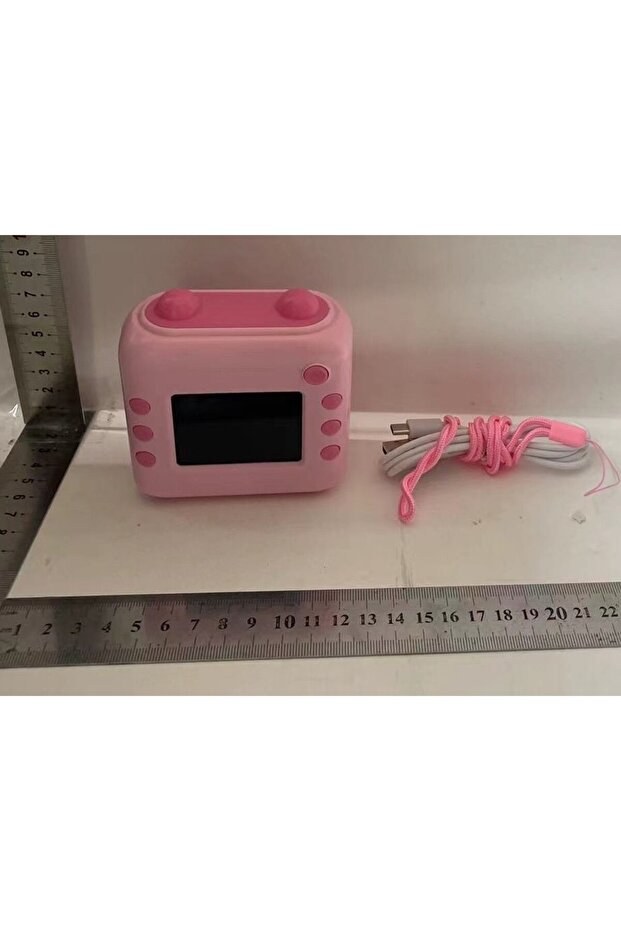 Instant Camera, Flippy, Black and White Printing, USB-C Cable, Bluetooth, iOS/Android, Pink - 3