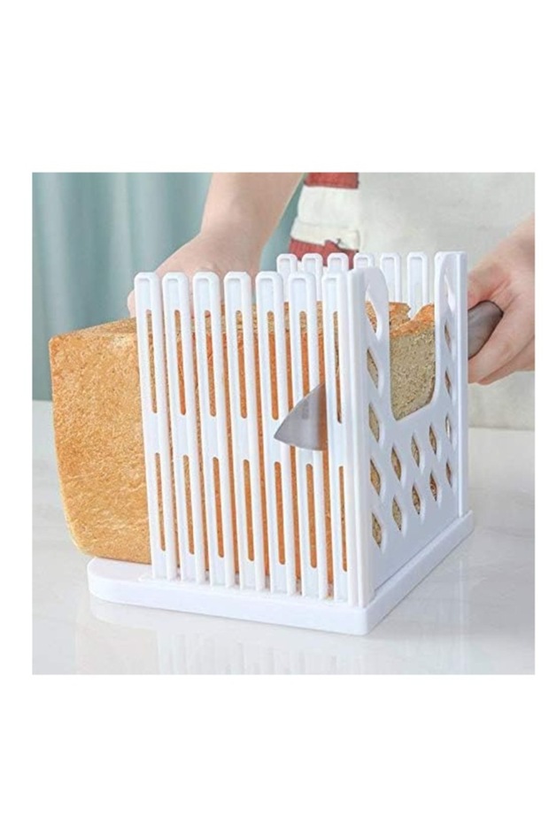 Bread Slicer Support, Kitchen, Plastic, White - 3