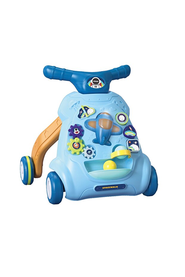 Interactive walker "Likesmart Space Walking Car", interactive panel with removable elements, d - 3