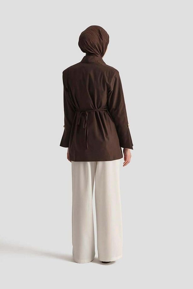 Trend Bol Paça Pantolon 25YT210 - Ekru - 4