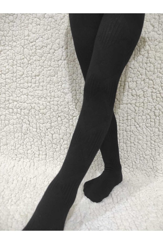 Knitwear Ayda Cotton Cotton Girls Black Pantyhose