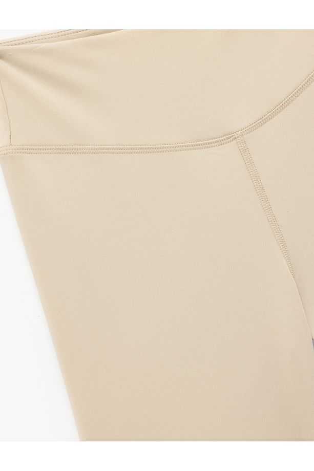 Yüksek Bel Slim Fit Spor Tayt - 3