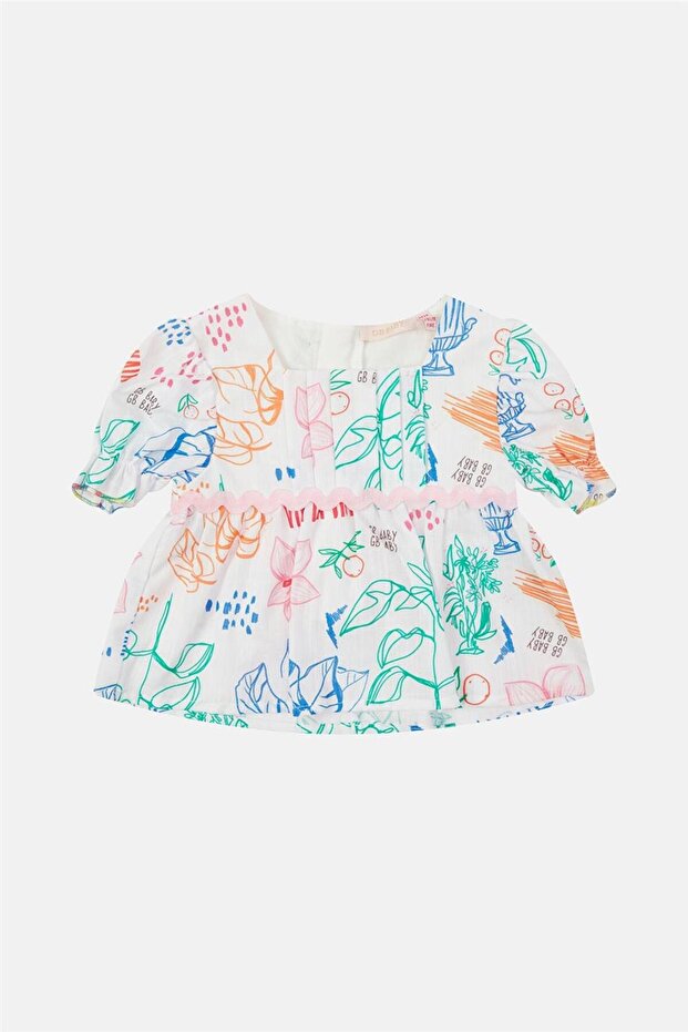 Baby Girl Patterned Blouse