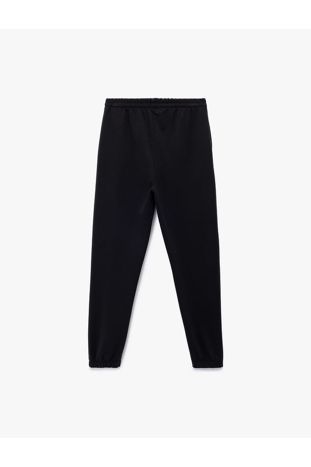 Modal Kumaş Cepli Beli Bağlamalı Jogger Pantolon - 4