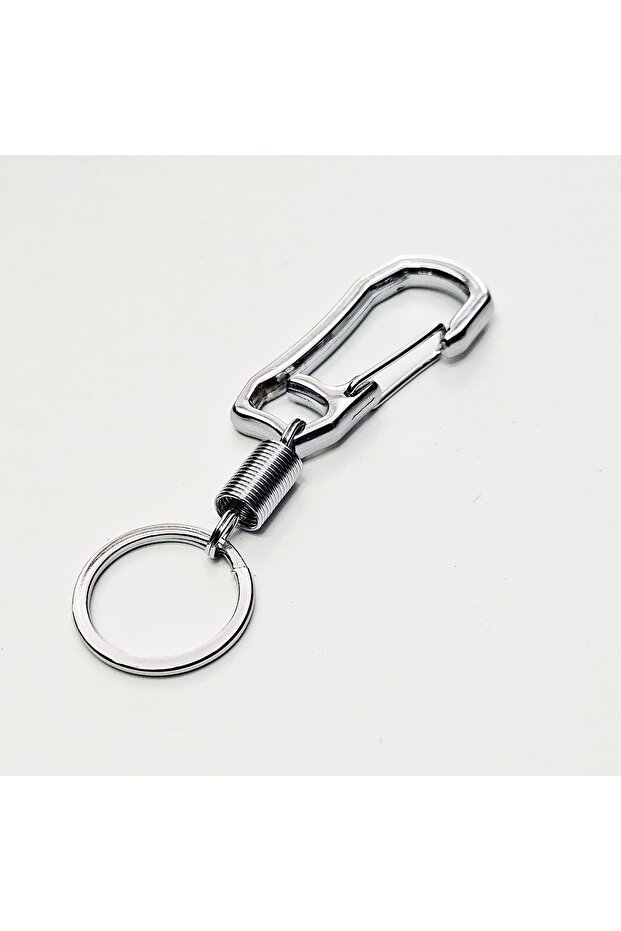 Ünsa Key Belt Keychain Metal Spring Keychain Bag Accessory