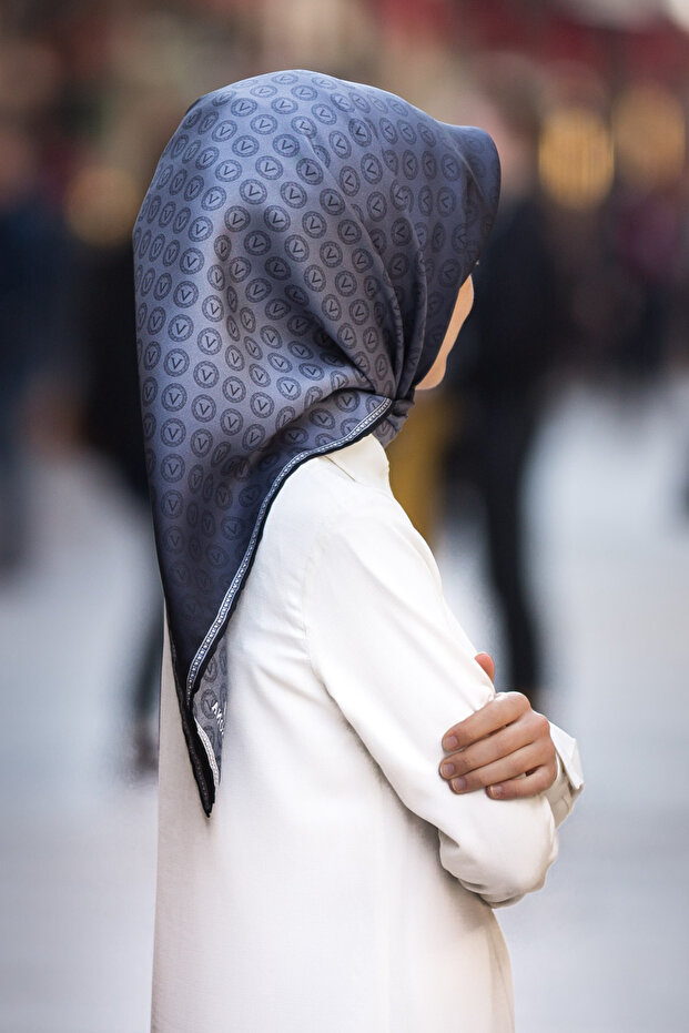 Twill İpek Eşarp - 1