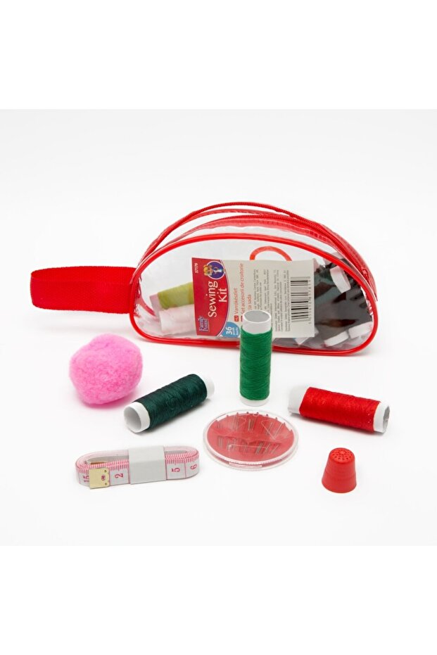 Sewing Kit with Case, Multiple Accessories, Multicolor - 2