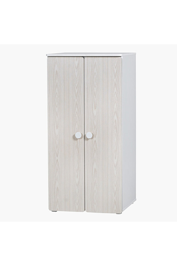 خزانة ملابس فانيلا للأطفال الصغار ببابين - 3