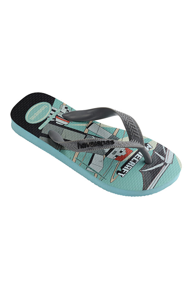 Minecraft Flip Flops - Blue