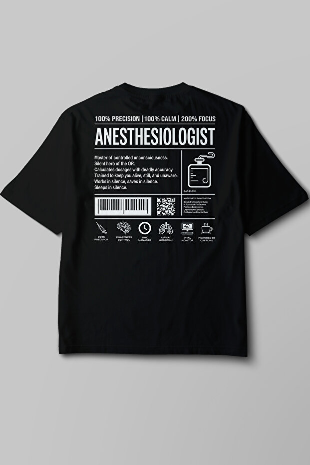 Anesthesiologist - Oversize T-Shirt Black Unisex